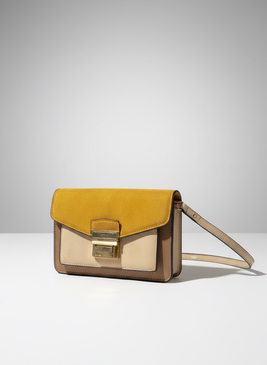 Sac à bandoulière colorblock