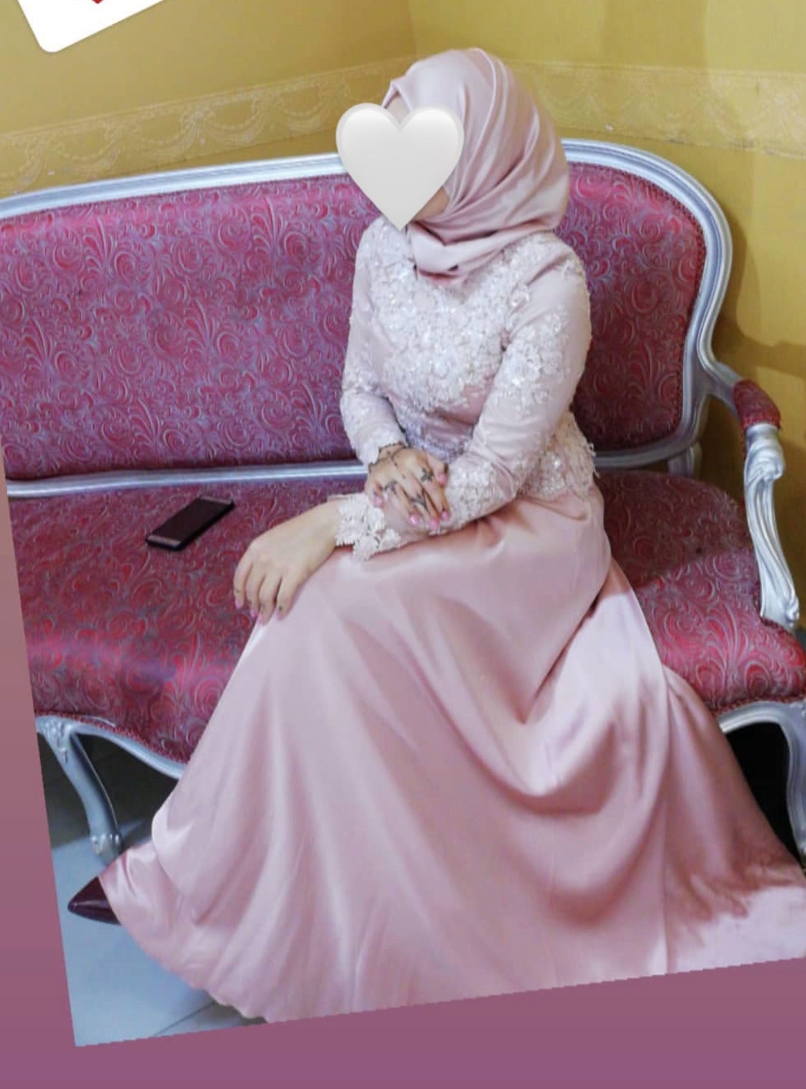 Robe soiree voilée