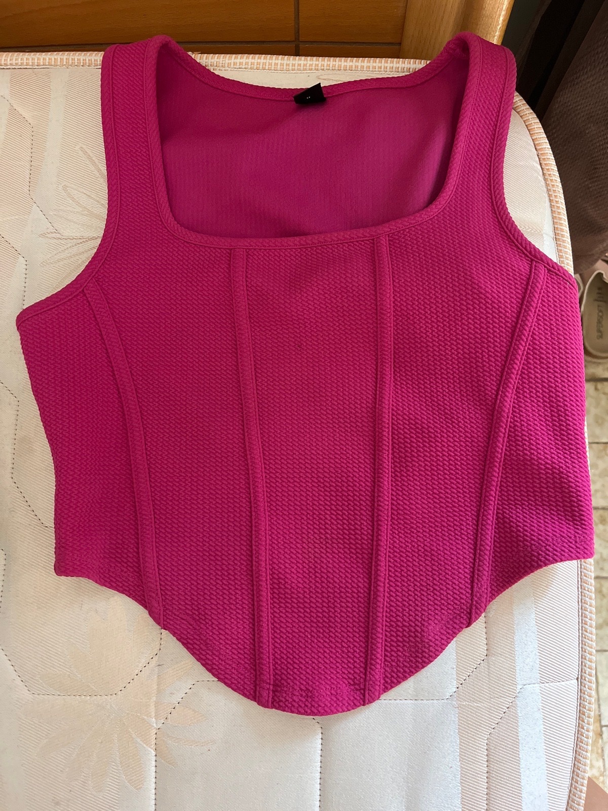 ✨ Top corset rose fuchsia