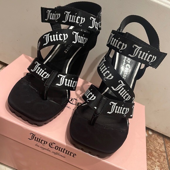 Sandal femme noir de la marque juicy