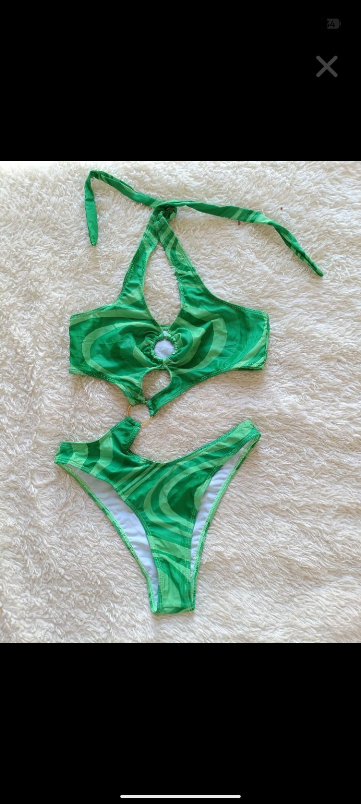 One piece bathing suit 💚(ylabs s xs zeda)
