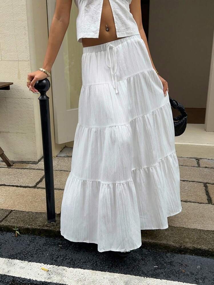 Maxi Skirt White🤍