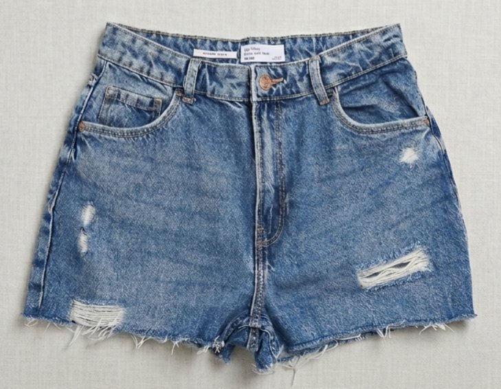 Short en denim