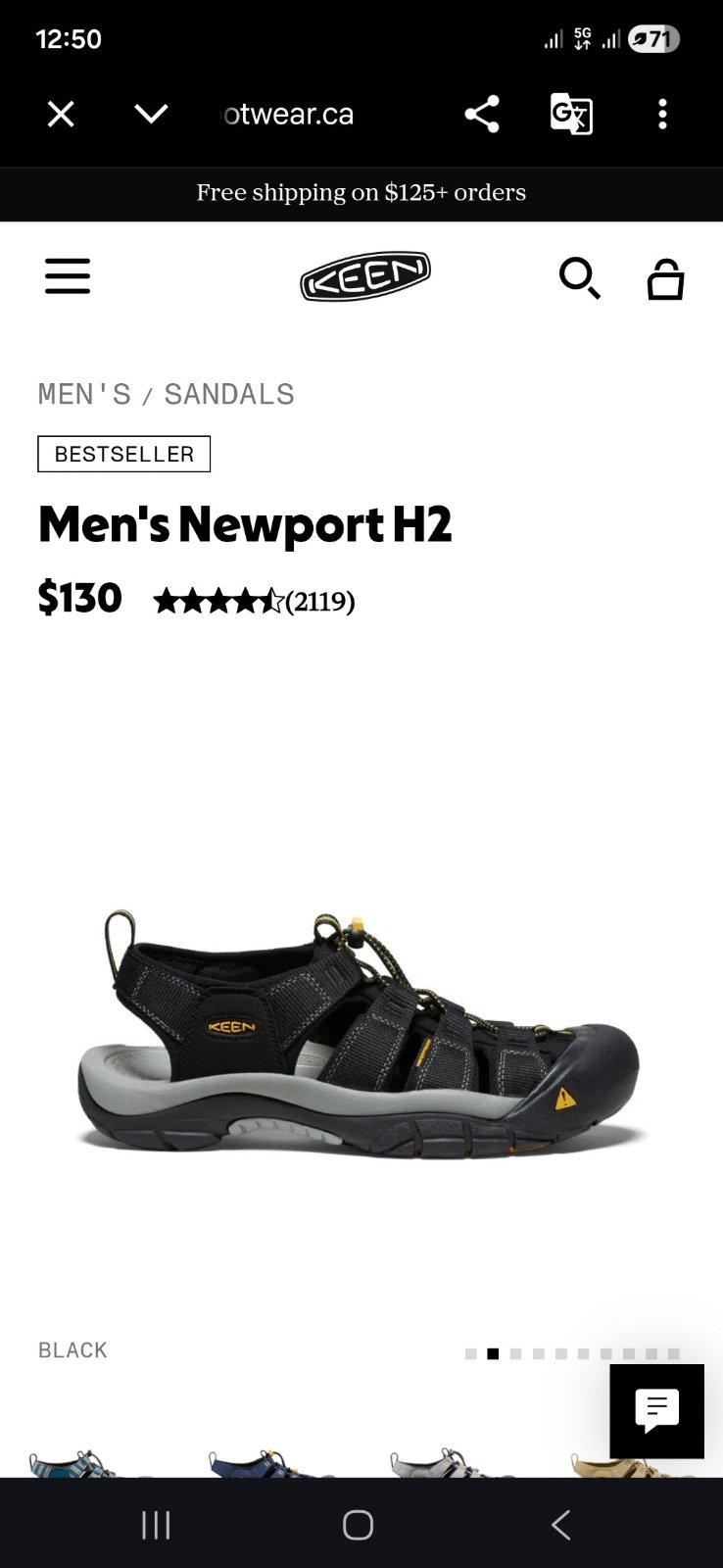 Sandal keen
