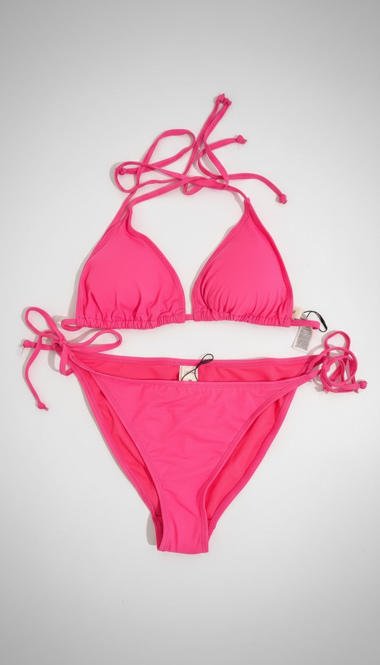 Maillot primark rose fuchsia 