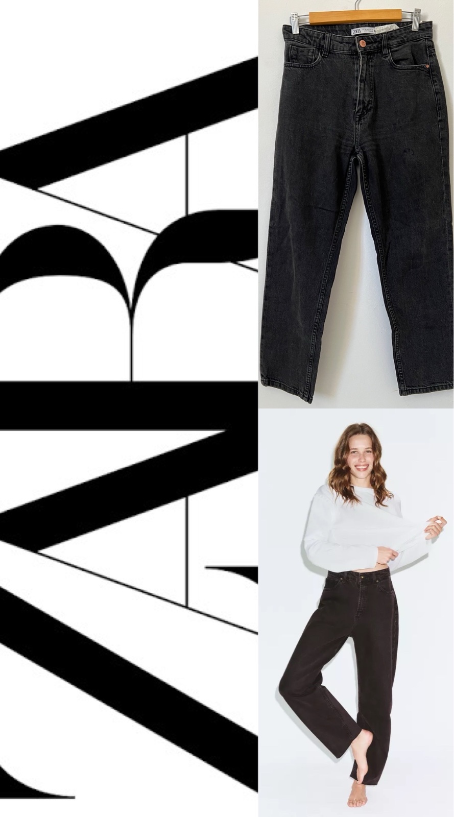 Djean noir ZARA