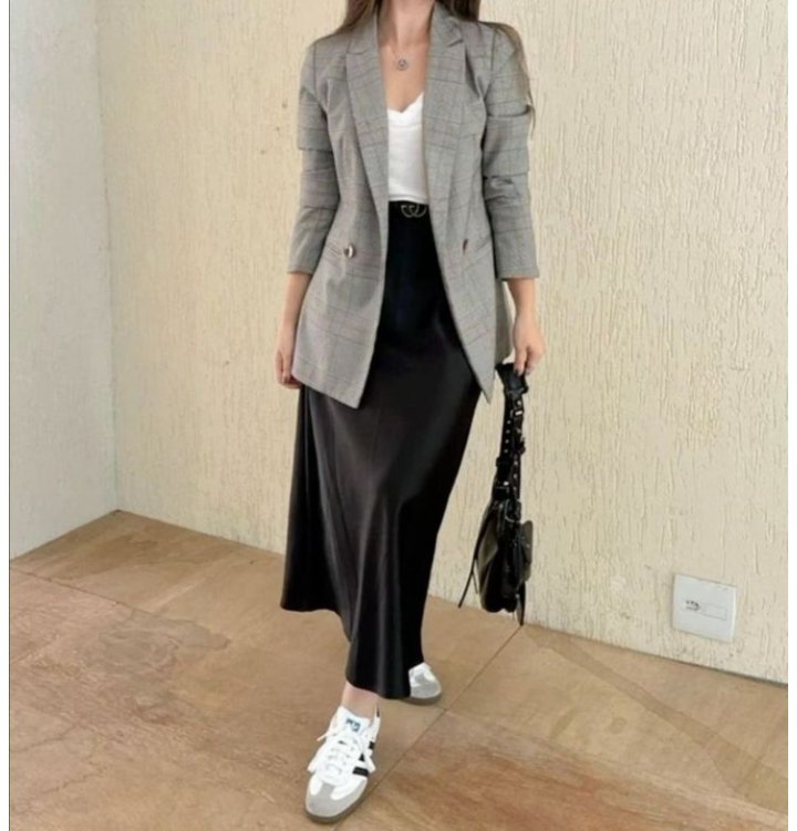 Blazer à carreaux 