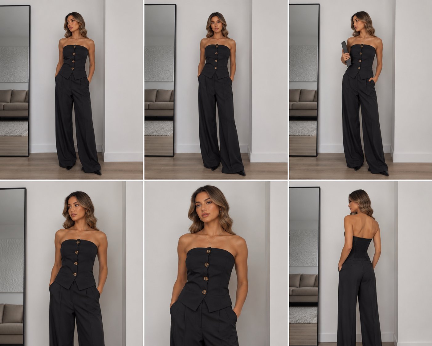 Set de 2 pieces: haut et pantalon