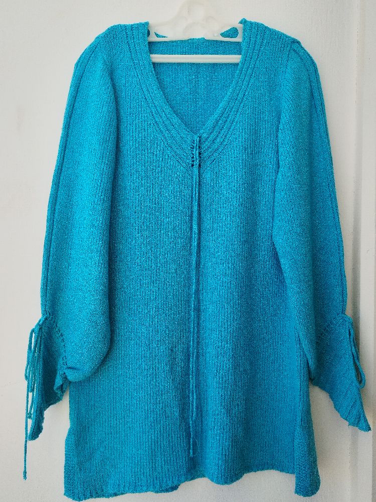 Je vide  :  pull en maille crochete 