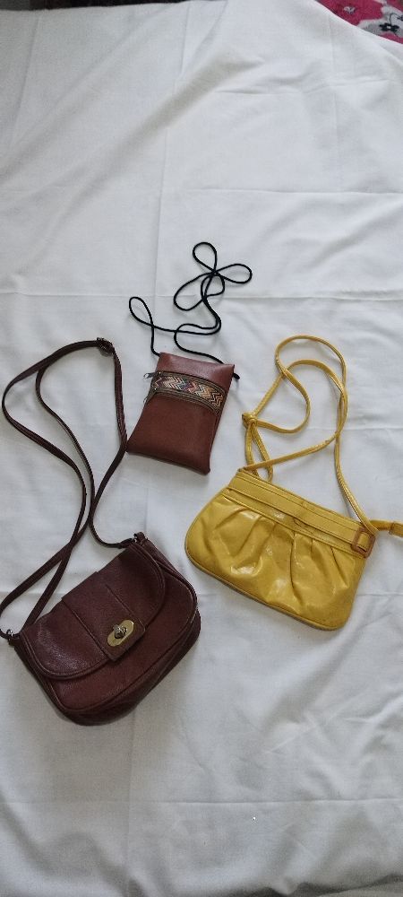 Lot 3 sac à bandoulière en état satisfaisant