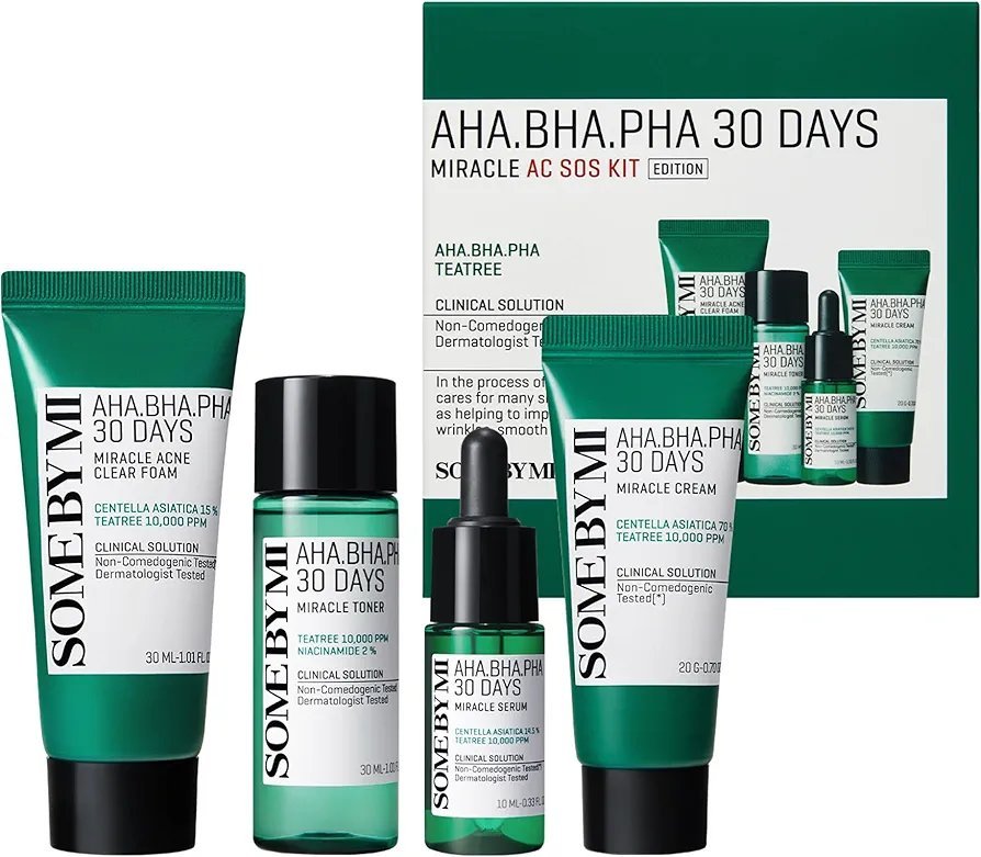 Kit some by mi AHA, BHA, PHA miracle AC SOS 30days