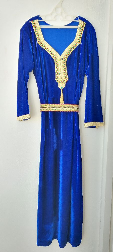 Caftan/Jebba velours avec son ceinture