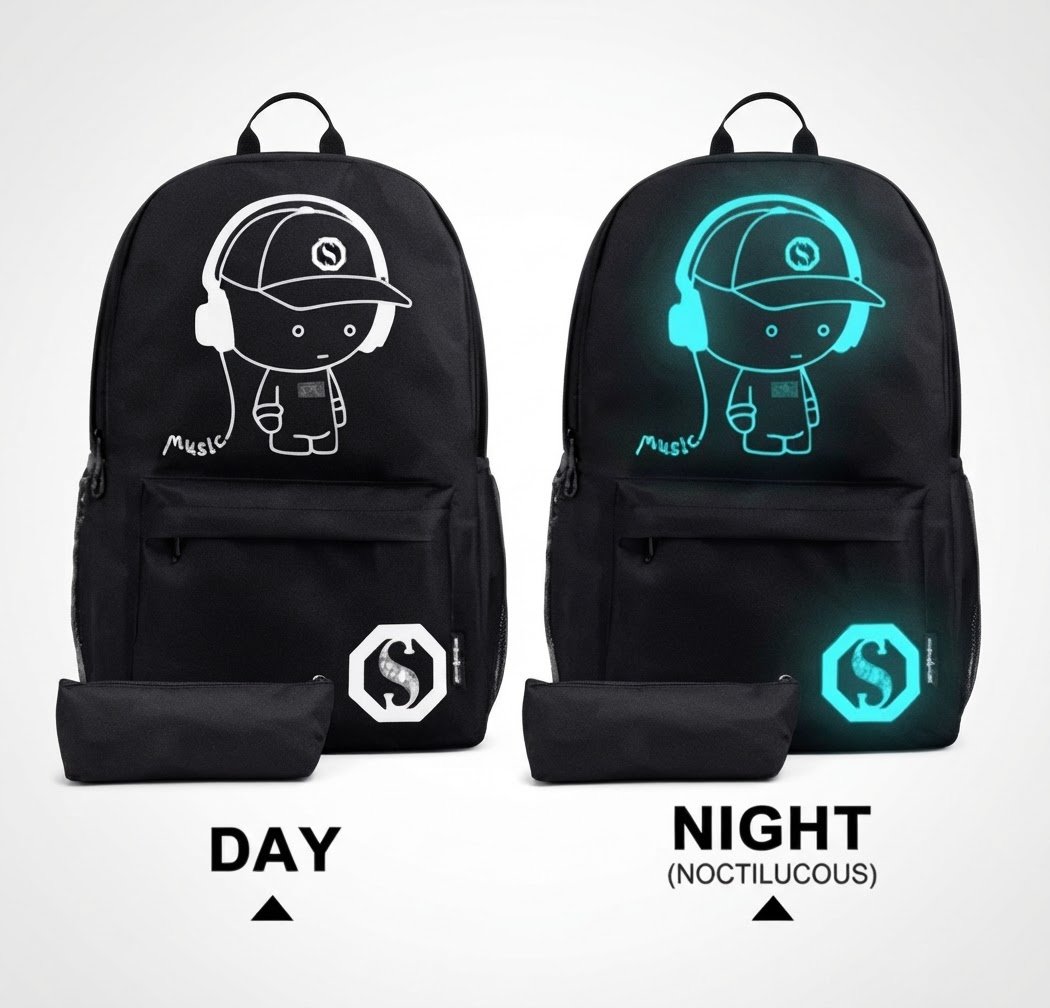 Sac à dos lumineux avec Port USB
