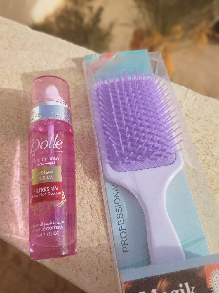 Brosse cheveux + Serum Dolle