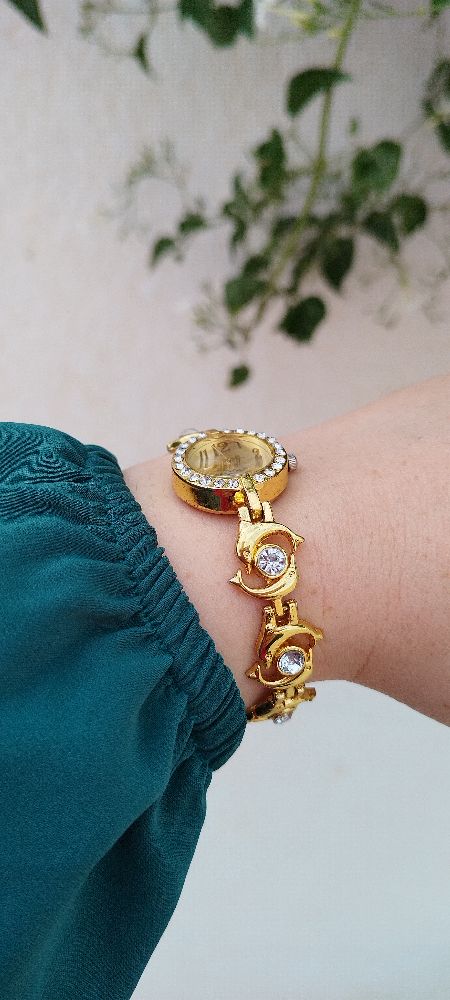 Montre inoxydable motif dauphin 🐬🐬😍