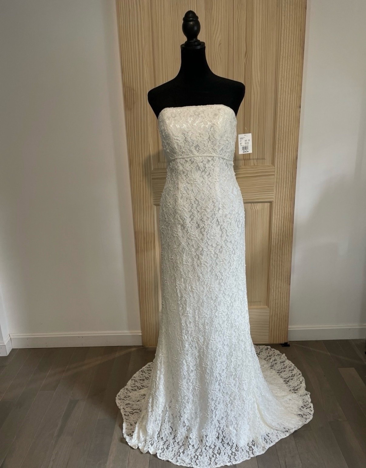 Magnifique robe de mariage ou de fiançailles en dentelle David's Bridal