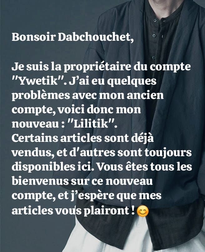 Bienvenue !