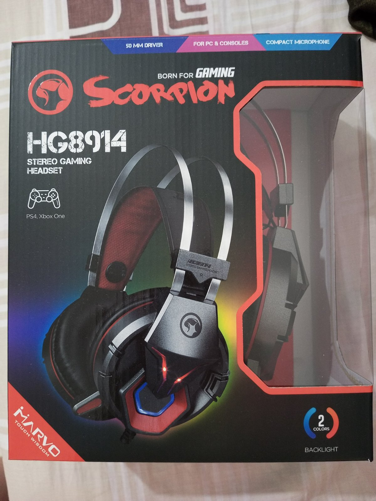 🎧 Casque Gaming Marvo Scorpion HG914 – Neuf