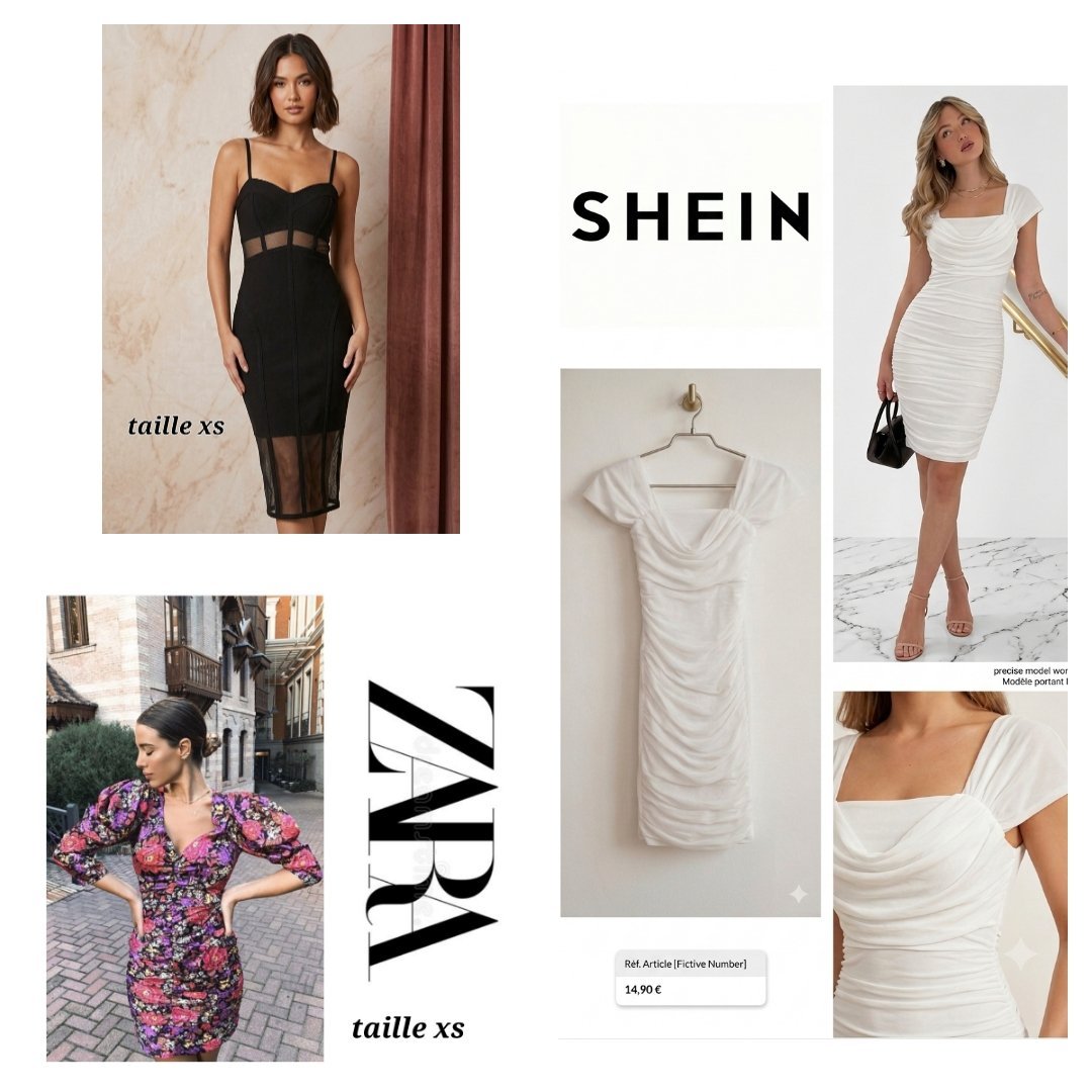 Lot trois robes neuf