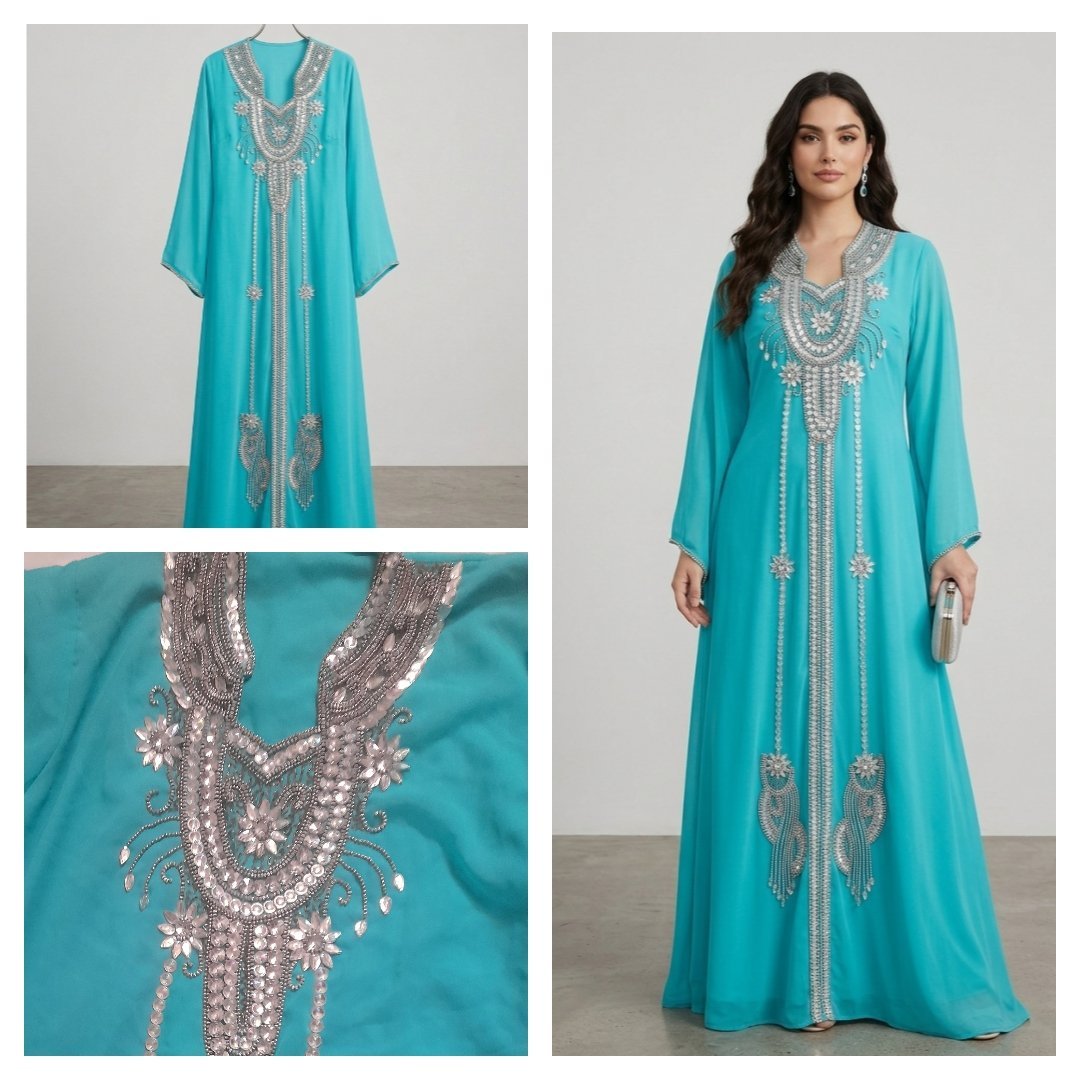 Kaftan Traditionnel Moderne