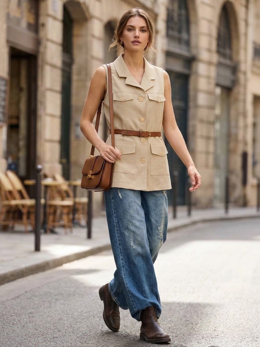 Veste beige