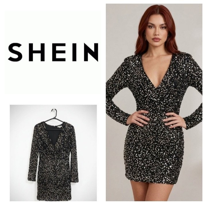 Robe velours noir 