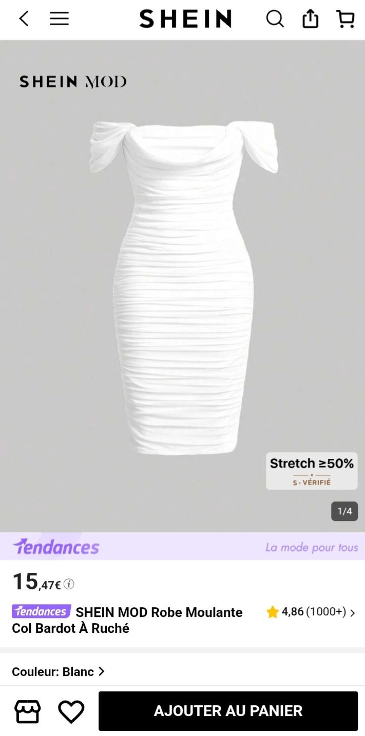 Robe blanche 
