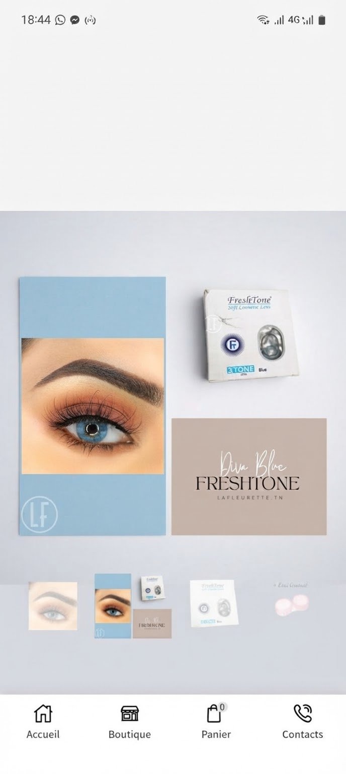 Lentilles blue sea