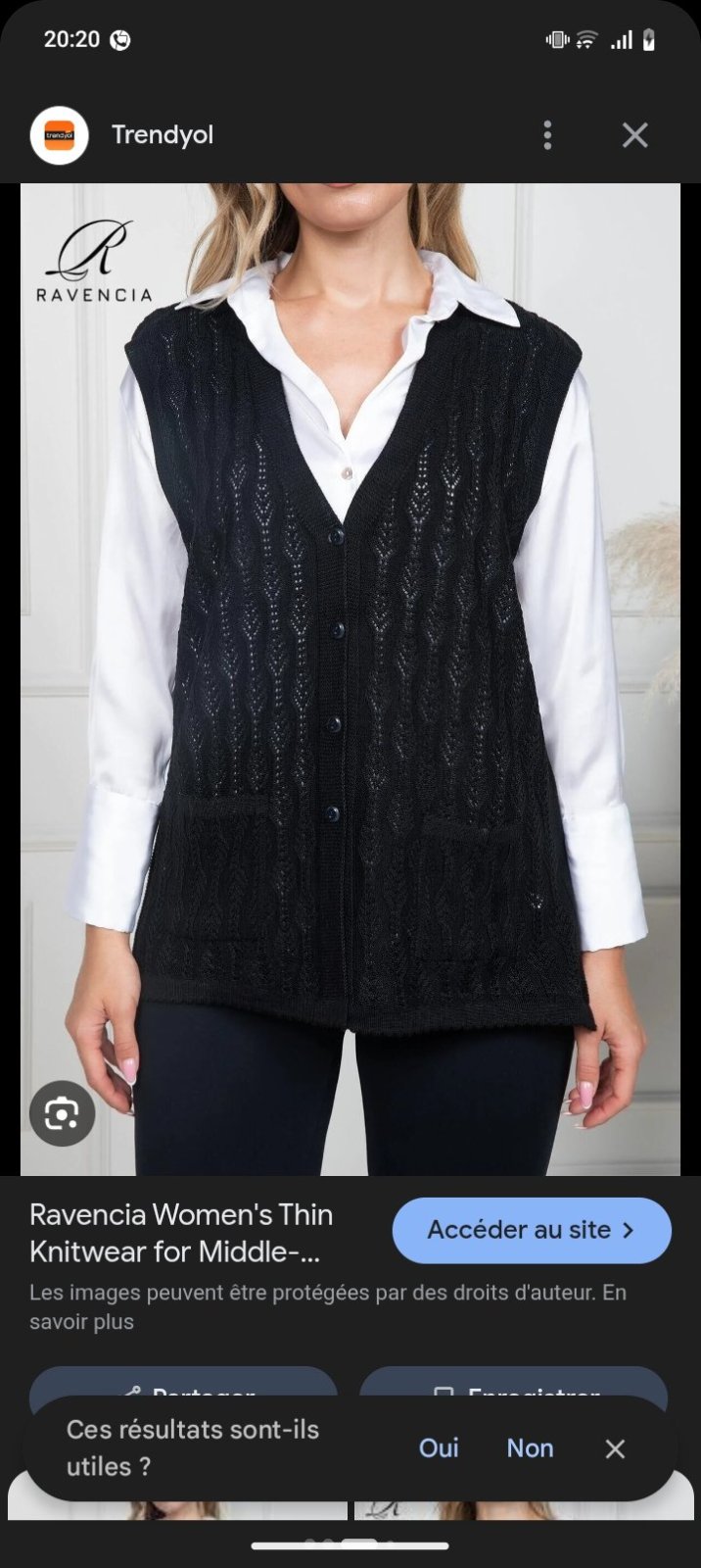 Cardigan noir classe