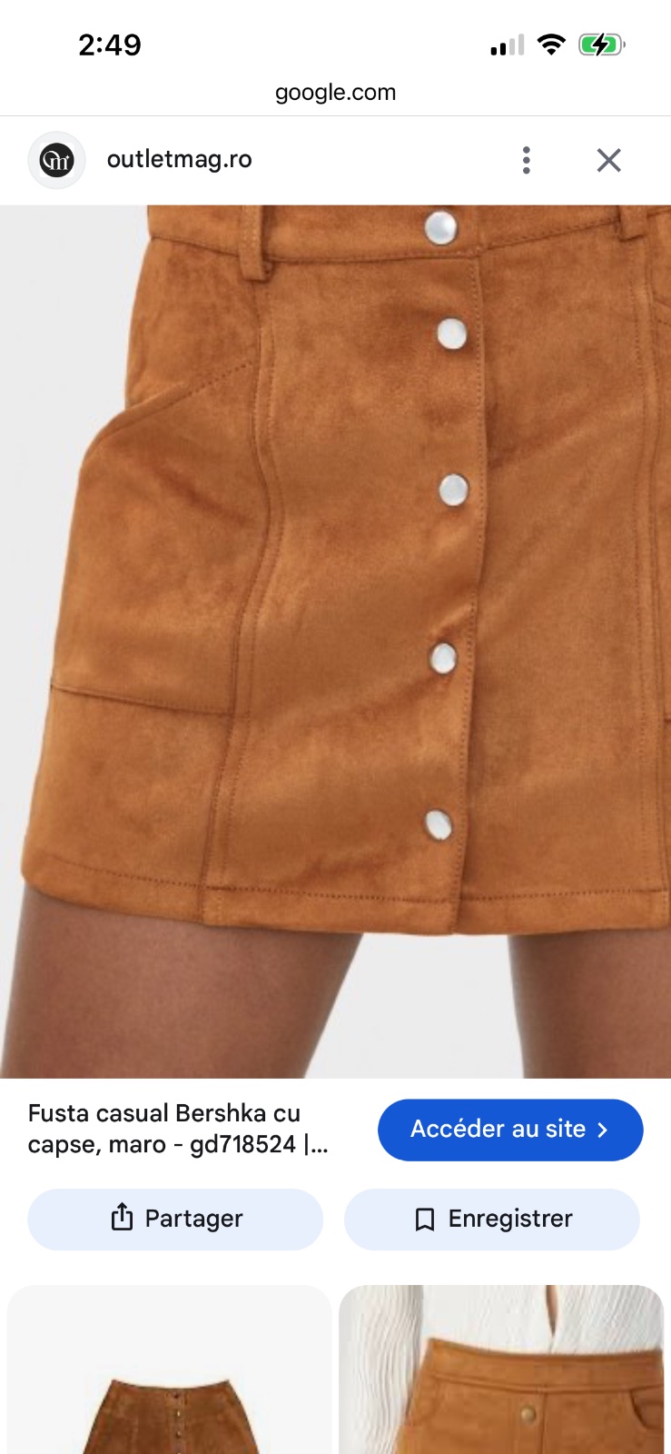 Chic jupe courte taille 