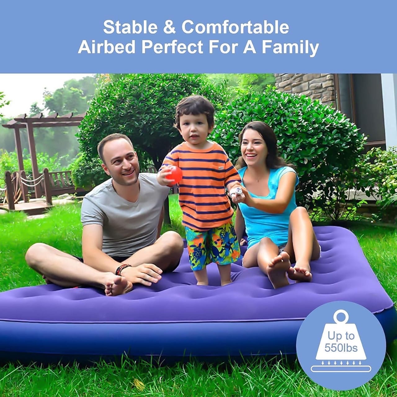 Matelas-Gonflable-Camping-Pavillo 2 Places 