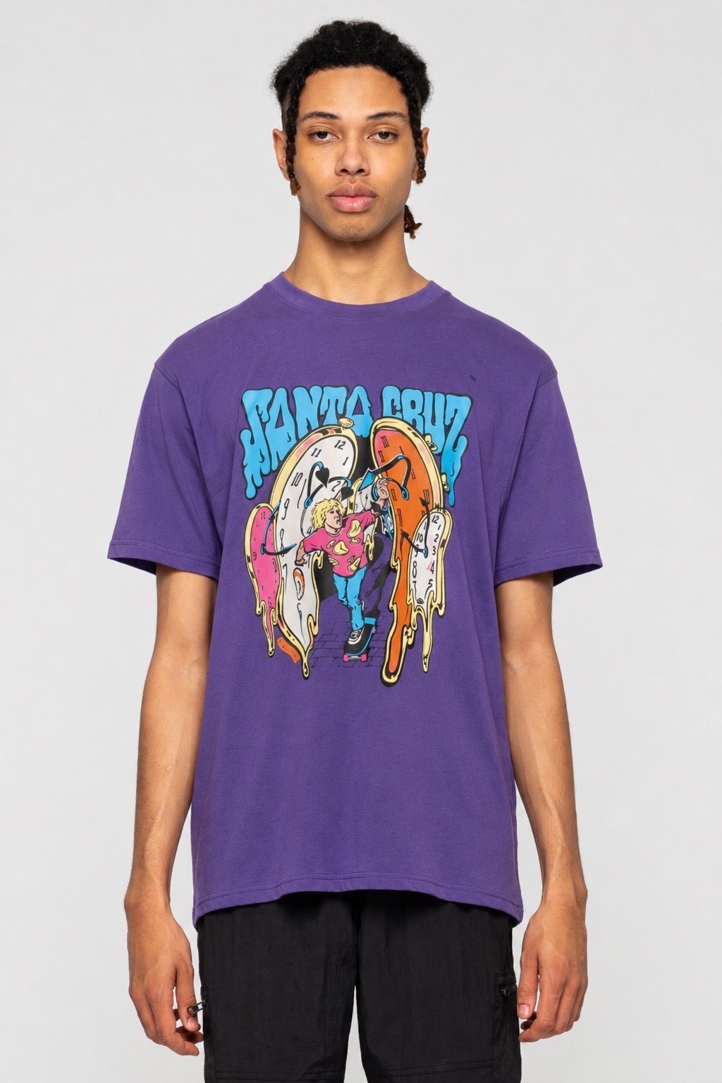 T-shirt violet de la marque Santa Cruz,100% coton