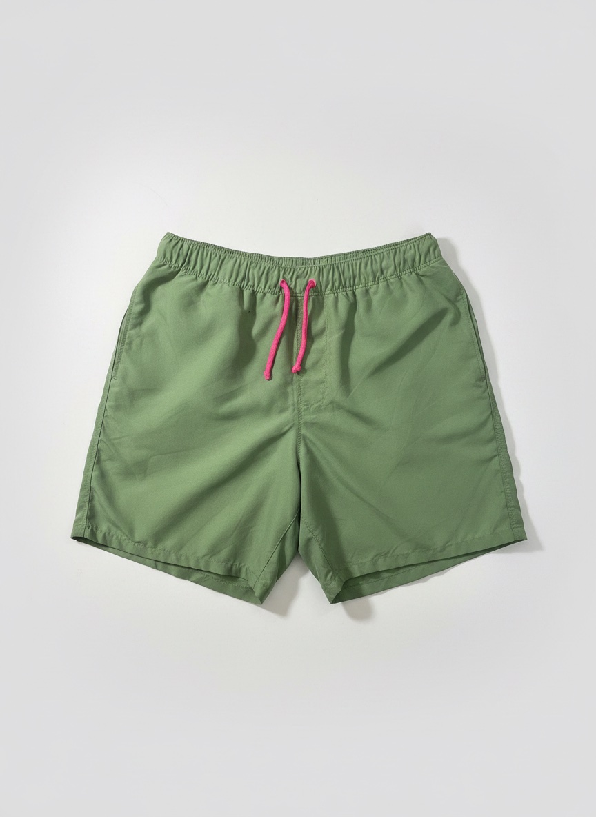 Short de bain vert kaki de la marque ASOS