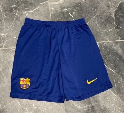Short bleu marine modèle Nike officiel du FC Barcelone