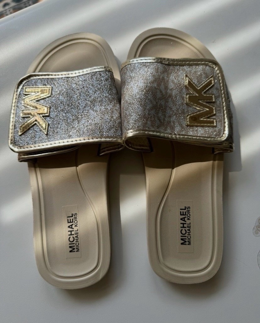 Claquette doré de la marque Michael Kors