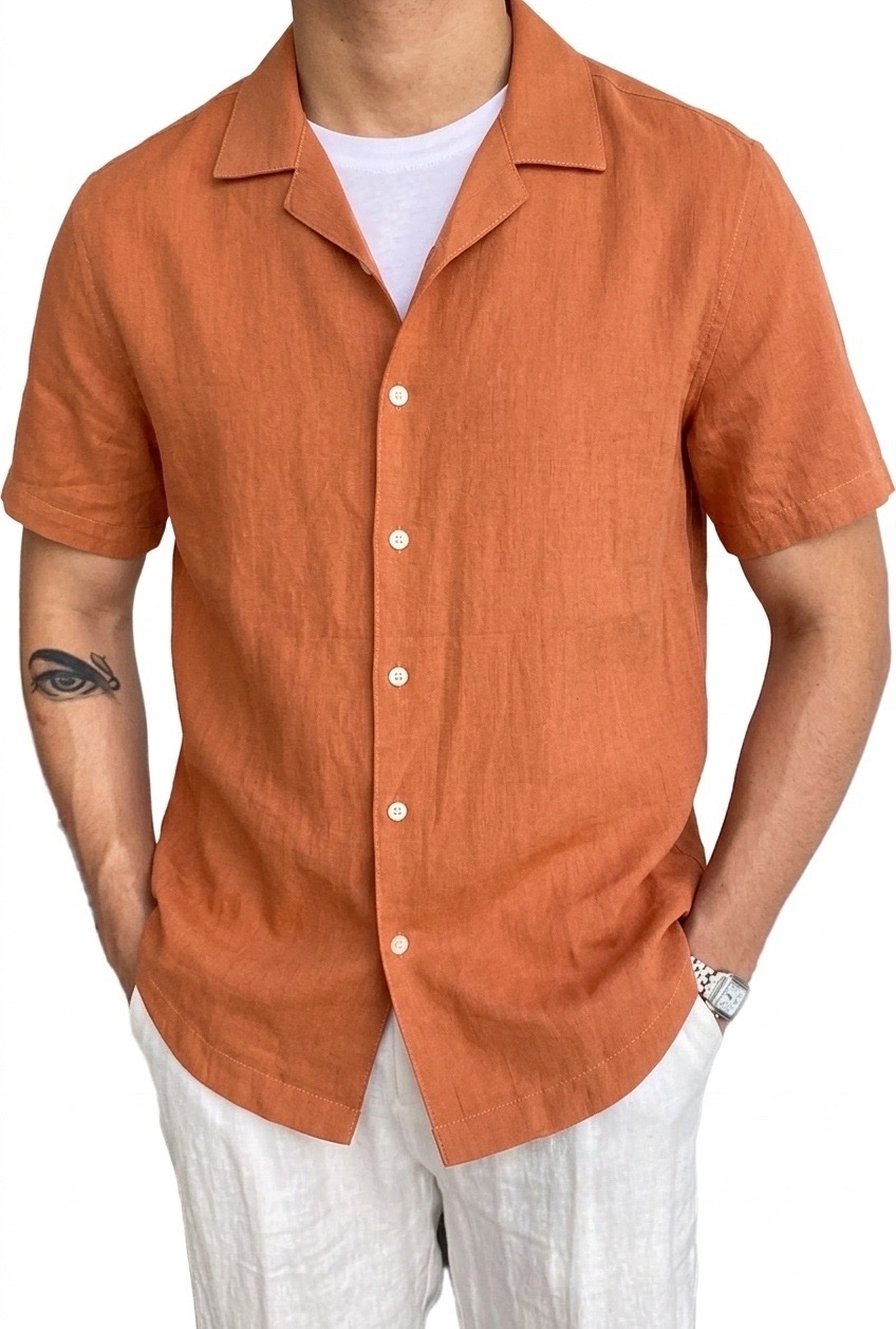 Chemise orange de la marque C&A