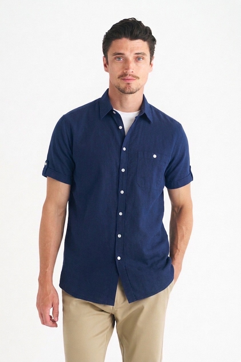 Chemise bleu marine de la marque Tom Tailor