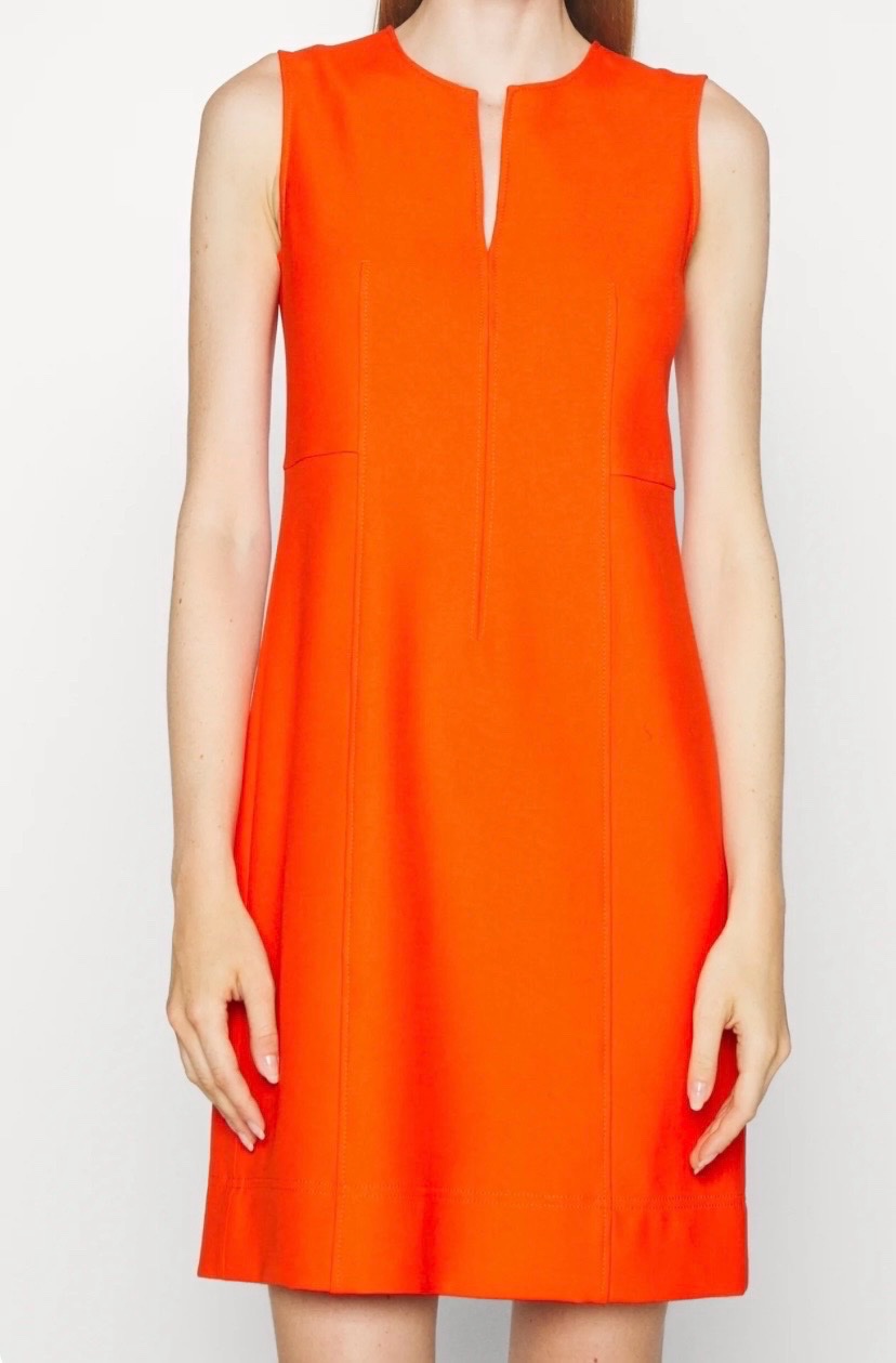 Robe fourreau orange vif da marque Zara