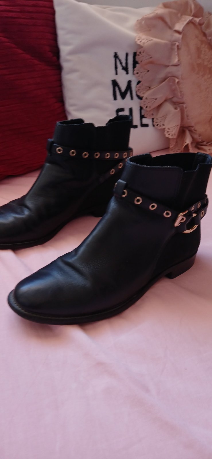 Bottines noir avec buckle