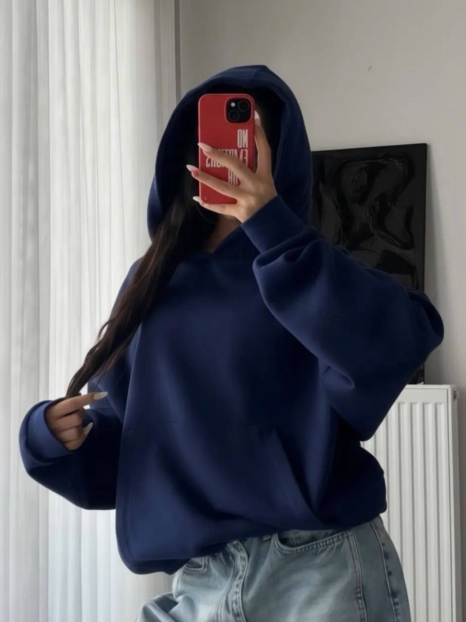 Capuche bleu marine taille s 😍😍