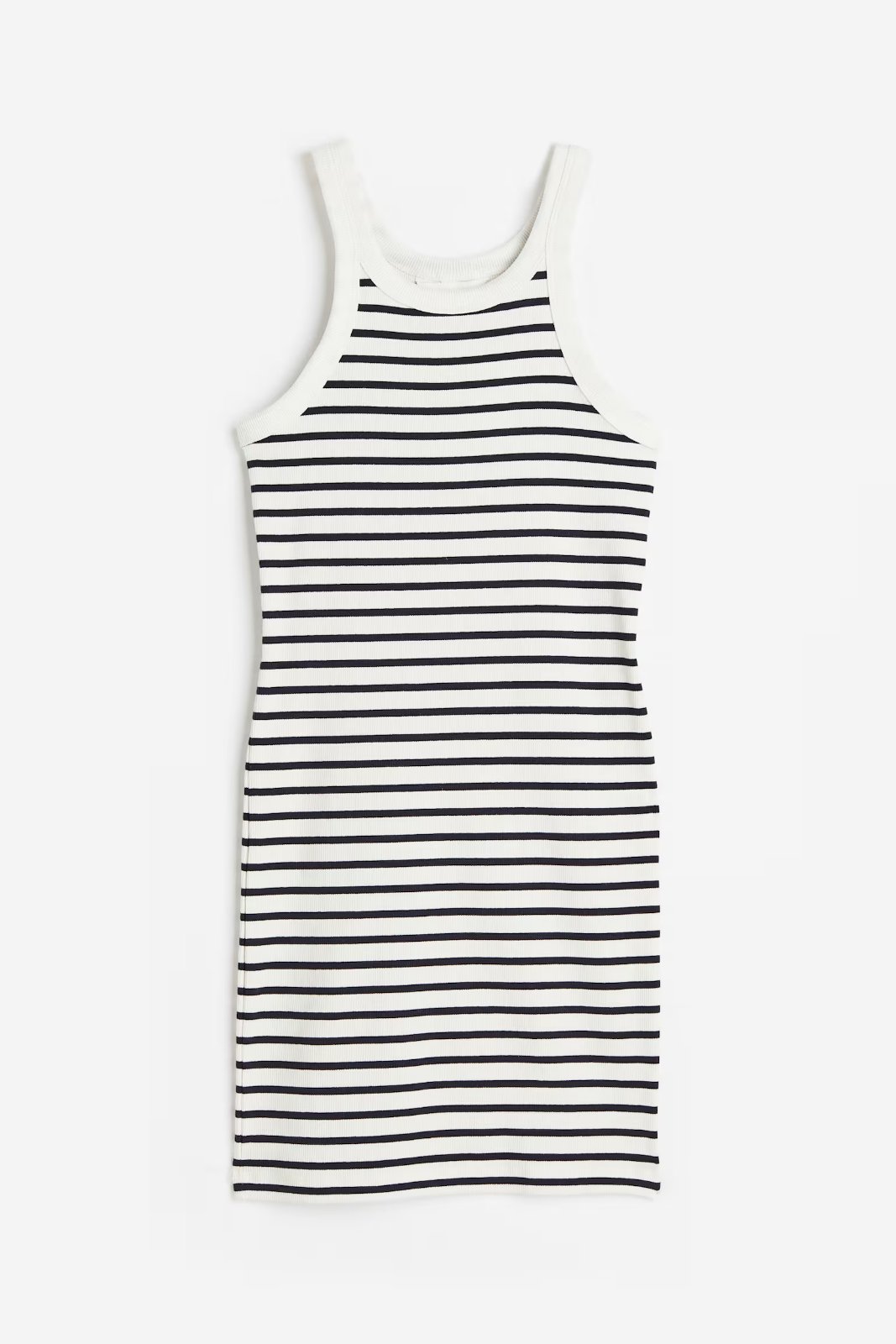 Stripped black&white dress