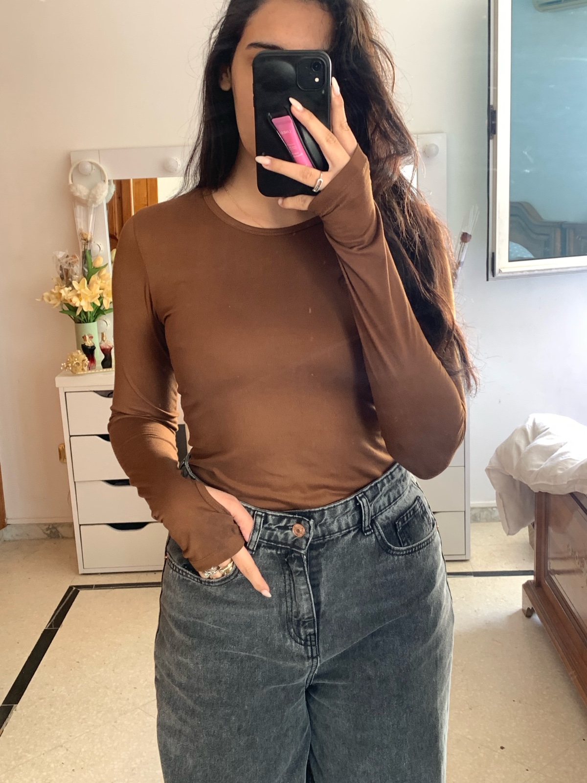 Pull marron