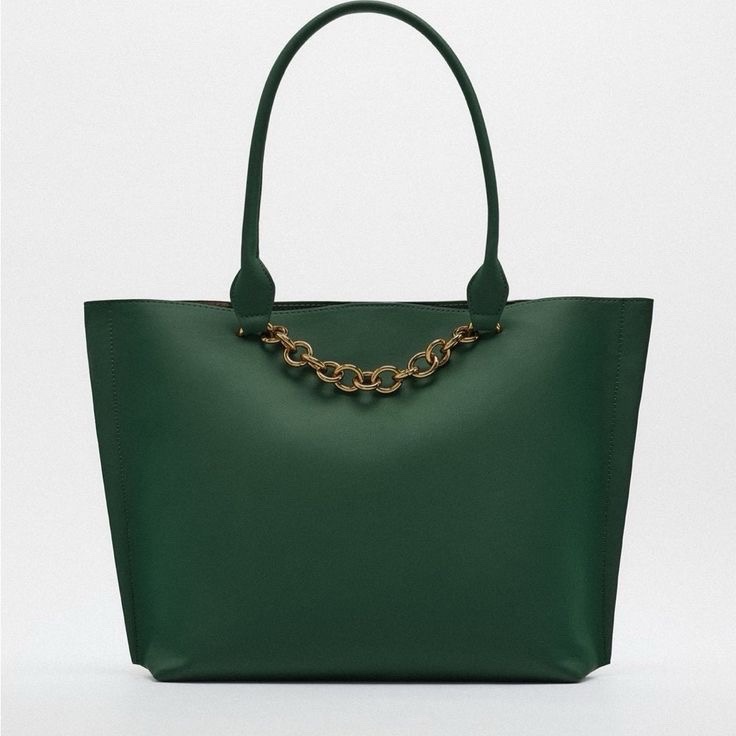 Sac vert Zara 