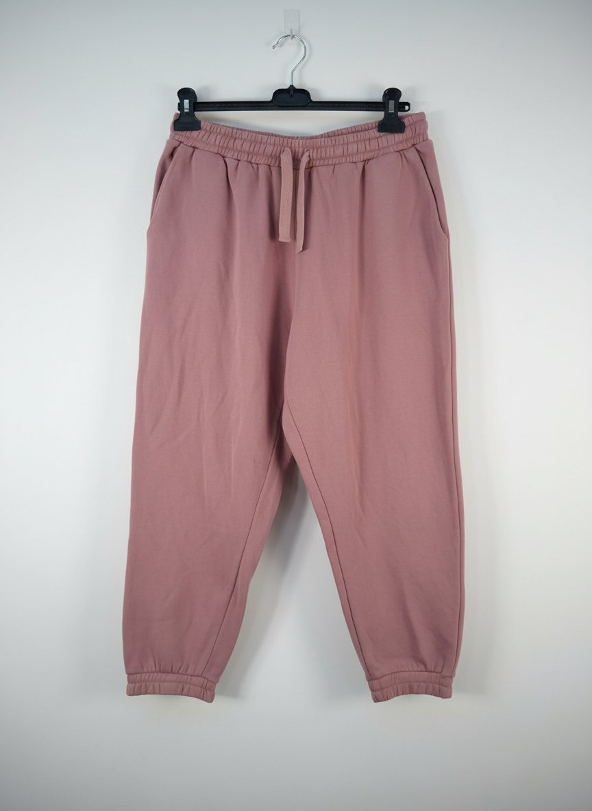 Pantalon de jogging fluide rose poudré 