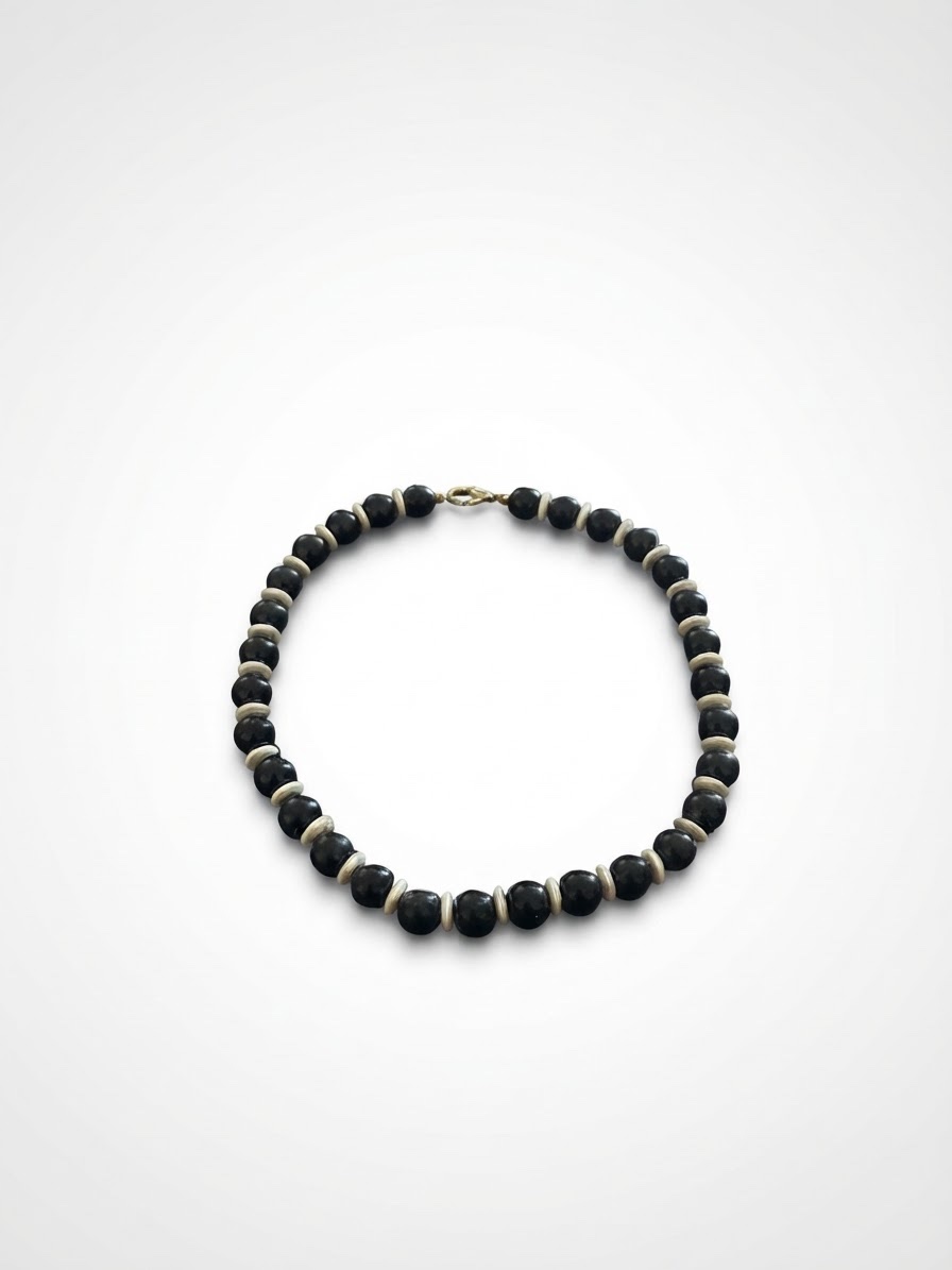 Collier oeil de faucon extra et howlite