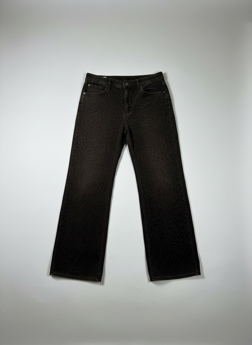 Pantalon Zara jeans leopard glamour print