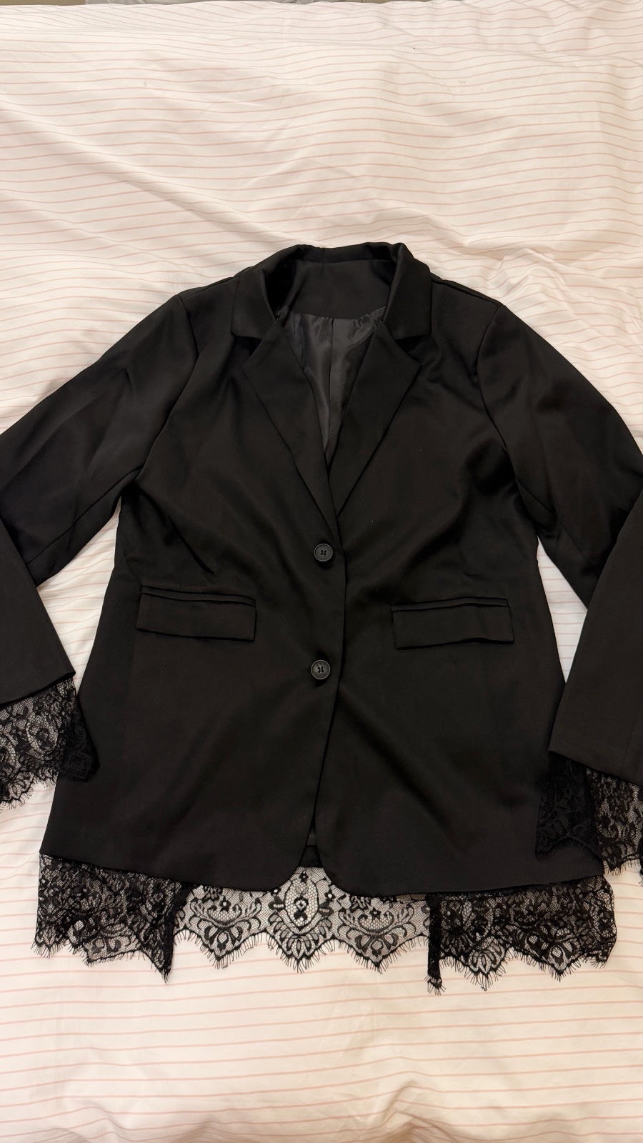 Veste satinée longue