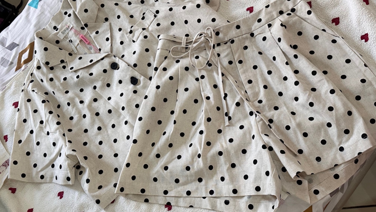 Ensemble mini short + chemise cropped (kamraya)