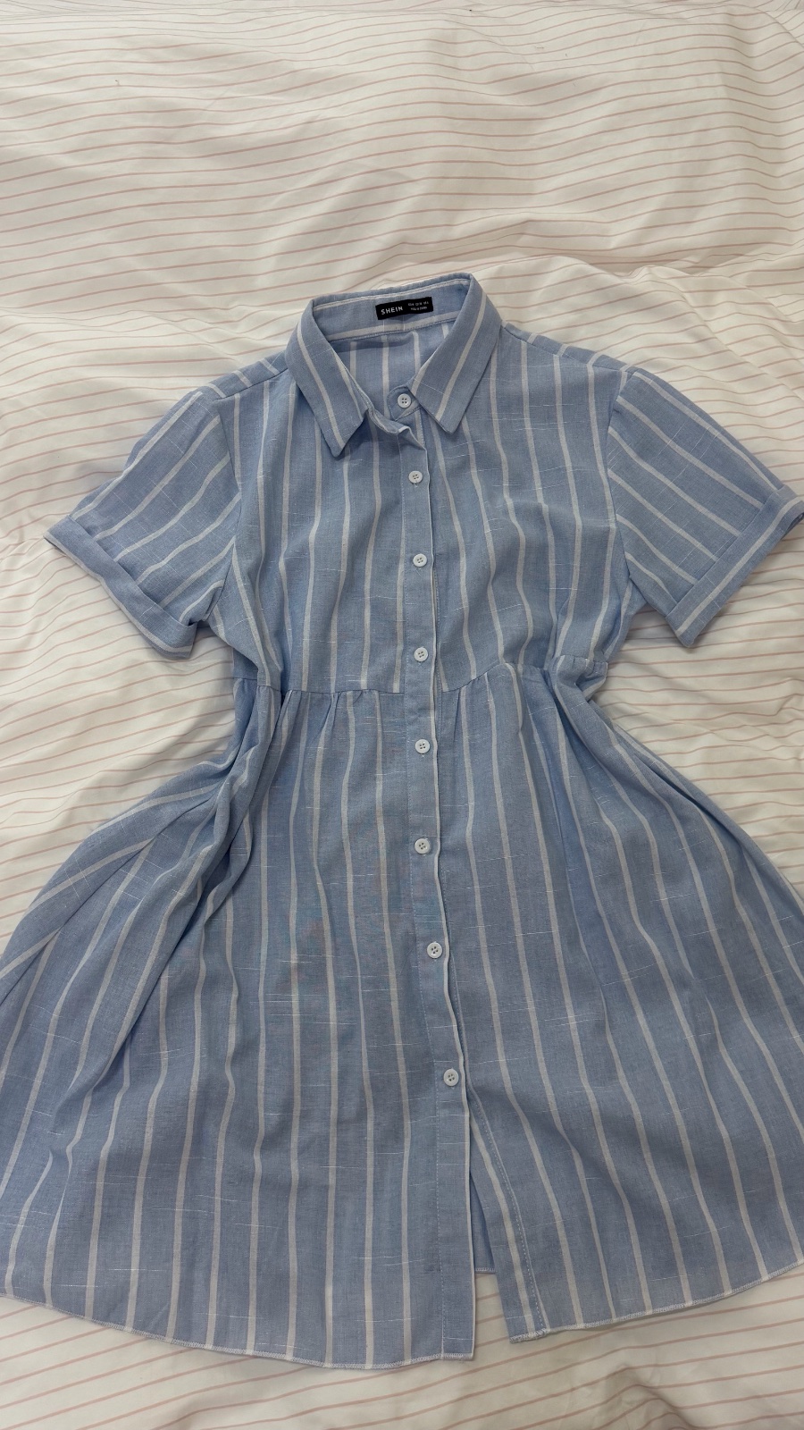 Robe chemise Mini. Shein
