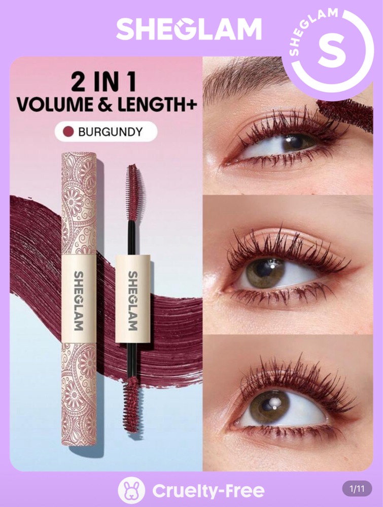 Mascara SHEGLAM (Burgundy)